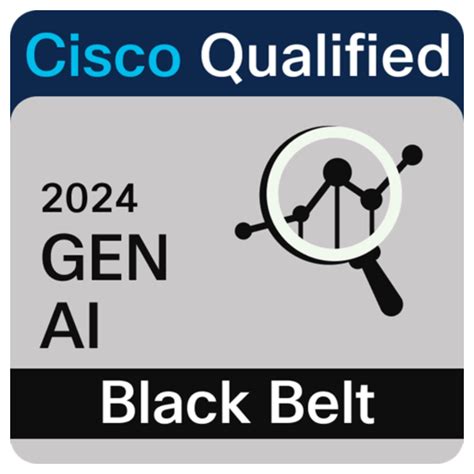 Cisco Generative AI Black Belt 2024 Credly