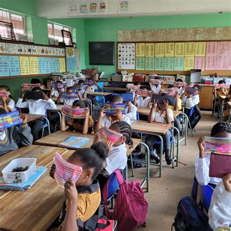 Charity Handout 500 Stationery Packs For First Day At School