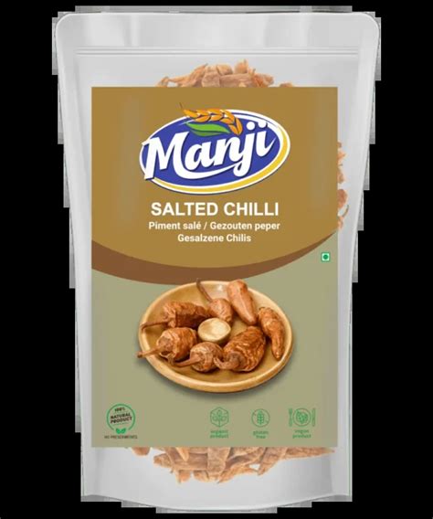 Manji Gezouten Pepers Salted Chilli 100 G Indian Food Store