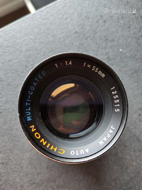 Chinon Multi Coated 55mm F1 4 M42 Mount Skelbiu Lt