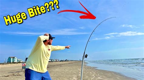 Surf FISHING Galveston For Multiple Species YouTube