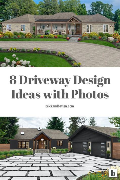 8 Driveway Design Ideas | brick&batten | Driveway design, Modern ...