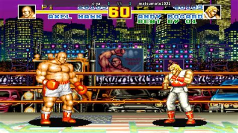 Fatal Fury Special Fightcade 아랑전설 스페셜 c ya jp vs matsumoto2022 jp