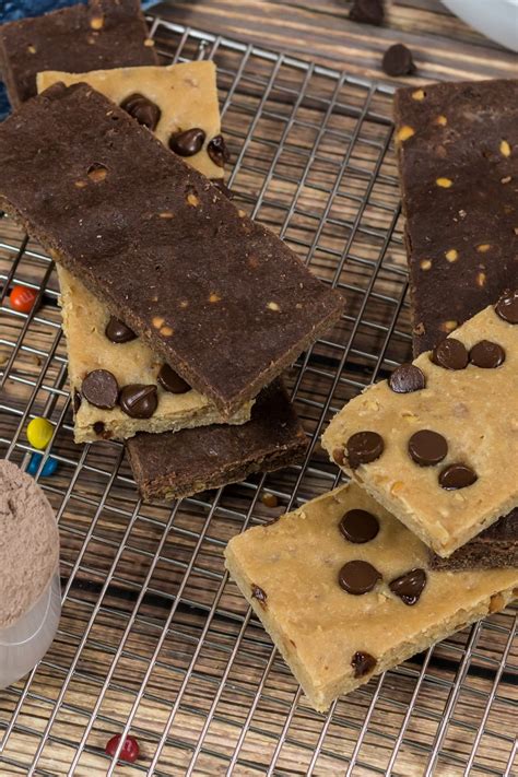 Low Sugar Baked Protein Bars Recipe The Protein Chef