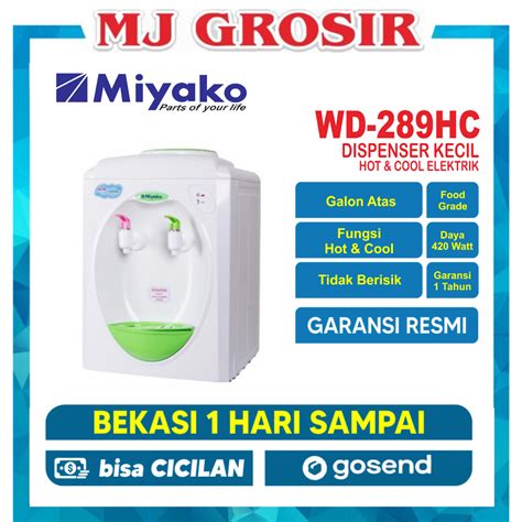 Jual Promo Water Dispenser Miyako Wd Hc Wd Hc Hot Cool Shopee