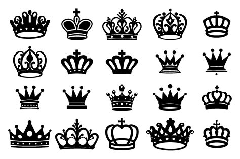 15 Crown Svg Bundle Vector Graphics Graphic By Bdb Graphics · Creative