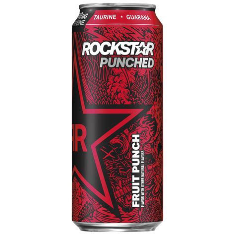 Rockstar Punched Fruit Punch Energy Drink Fl Oz Walmart