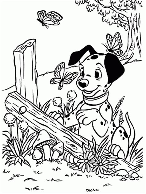 101 Dalmatians coloring page for kids - 101 Dalmatians Coloring Pages