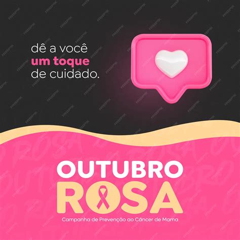 Modelo De Postagem De Mídia Social Campanha De Outubro Rosa De