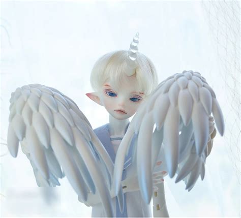 Oueneifs Icarus 1 4 Bjd Doll Romantic Skinny Unicorn Elf Wings Horn