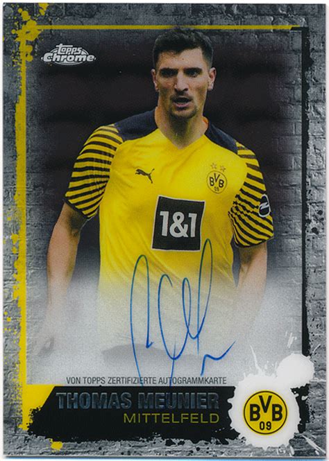 Thomas Meunier Topps Chrome Borussia Dortmund Team Set