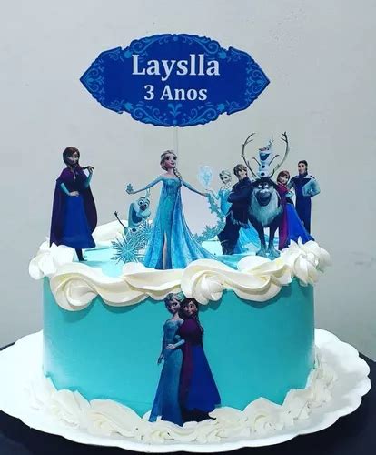 Topo De Bolo Topper De Bolo Pronto No Palito Frozen R 21 Em Guarulhos