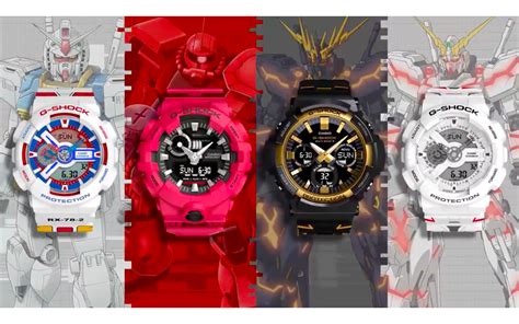 Casio's Gundam 40th Anniversary G-Shock Collection Will Be On Taobao ...