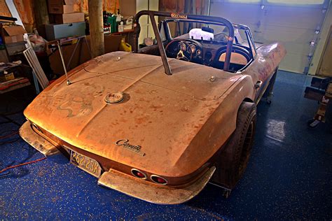 Corvette Barn Find Is A Period Perfect Race Car Blast From The Past