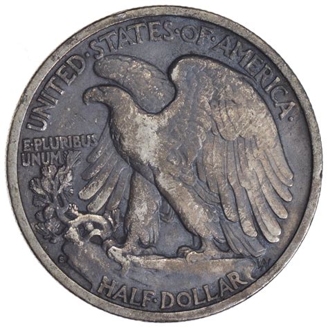 Difficult 50c 1937 S Walking Liberty Half Dollar Tough Mint Mark