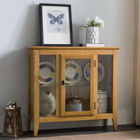 Unfinished Oak Curio Cabinets Cabinets Matttroy