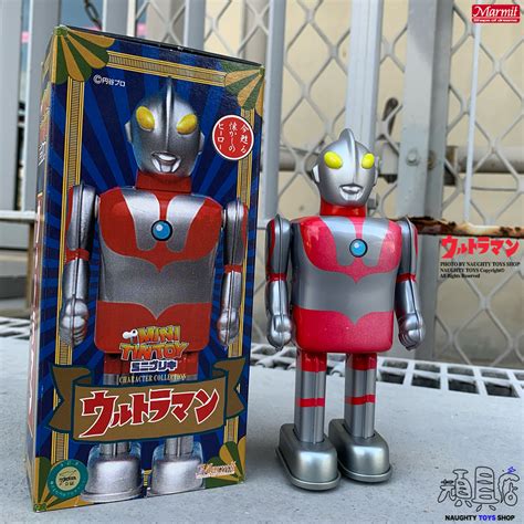 【頑具屋】絕版美品 日製 Marmit ウルトラマン 超人力霸王 初代奧特曼 鐵皮發條玩具 老物 昭和 特攝 蝦皮購物