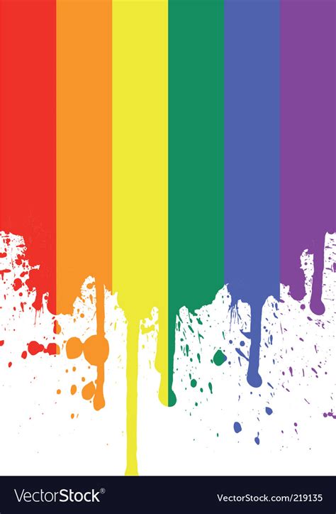 Rainbow flag Royalty Free Vector Image - VectorStock