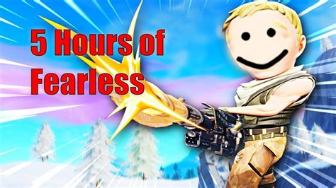 5 Hours Of Fearless Fortnite Edition Youtube