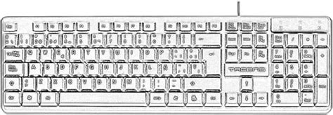 Teclado Para Colorear Imprime Y Pinta Teclados Chulos