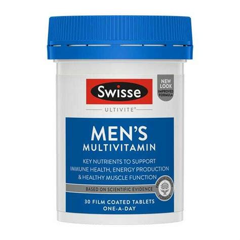 Swisse Ultivite Men S Multivitamin 60 Tablet