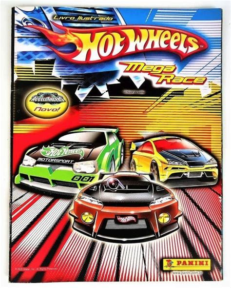 Album De Figurinhas Hot Wheels Mega Race Editora Panini Incompleto Casa Do Colecionador