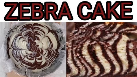 How To Make Zebra Cake Without Oven Mable Cake Without Oven Marble