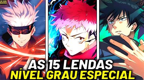 Os Feiticeiros N Vel De Grau Especial De Jujutsu Kaisen Do Mais