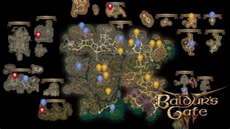 Baldurs Gate 3 Mapa Interativo Onde Encontrar Objetos Segredos E