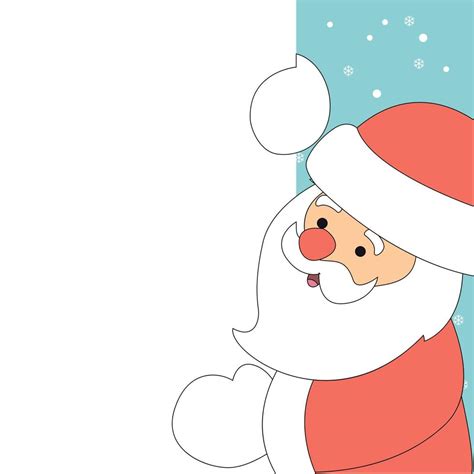 Merry Christmas Dedication Card With Santa Claus 4267080 Vector Art At