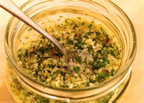 Hazelnut Gremolata Recipe 258 Calories Happy Forks