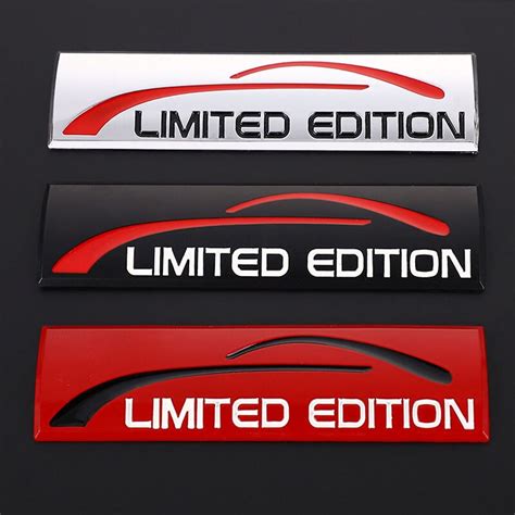 3d Metal Car Stickers Limited Edition Emblem Badge Decals For Bmw Audi