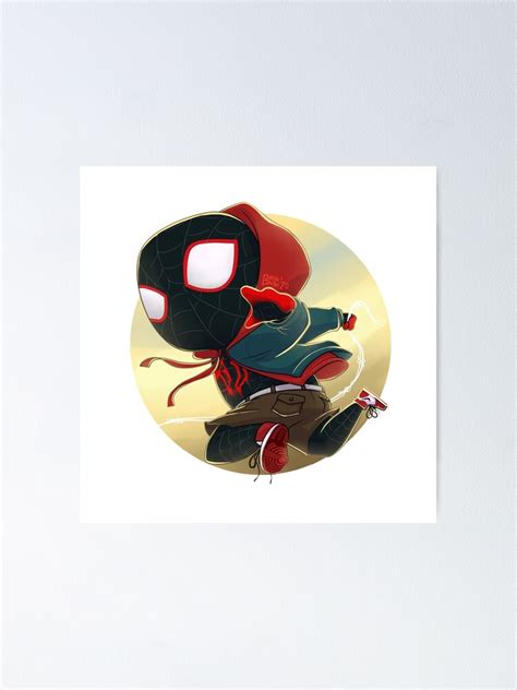 Miles Morales 1 Ver 2 Poster By Bayobayo Redbubble