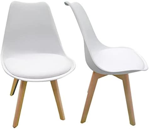 Ecocinare Juego De Sillas De Comedor Estilo Moderno Minimalista Set