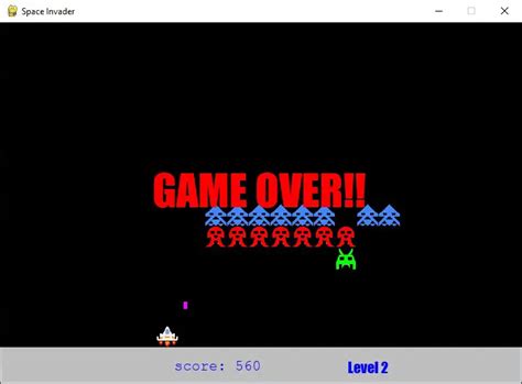 How To Create A Space Invaders Game In Python The Python Code