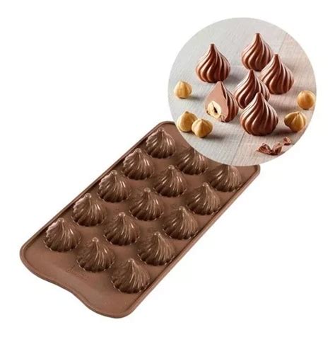 Molde Silicon Mini Kiss Chocolate Gelatina Jabón Gomitas