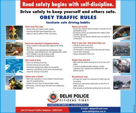 Obey Traffic Rules Driving Guidelines Redefine Web