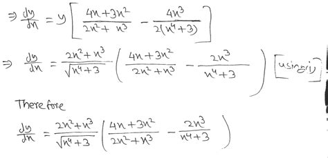 Solved Use The Method Of Logarithmic Differentiation To Compute Dydx Y Course Hero