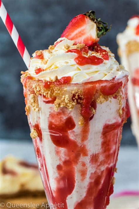 Strawberry Cheesecake Milkshake Recipe Queenslee App Tit Rezept