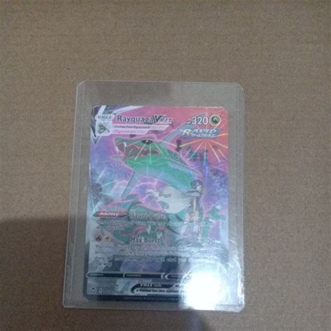 Pokemon Cards Rainbow Arceus V Max Rayquaza Shopee Philippines