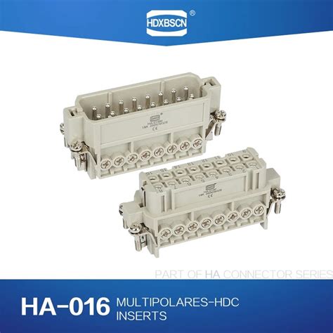 HDXBSCN Heavy Duty Plug Connector HDC HA 016 F M 16pin 10A Power