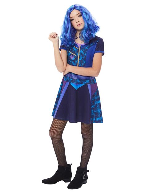 Disney Descendants Mal Full Costume From The Disney Store Little Girls