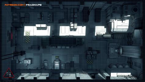 The Cybernetics Warehouse Battle Map [40 x 23] : r/Star_Wars_Maps