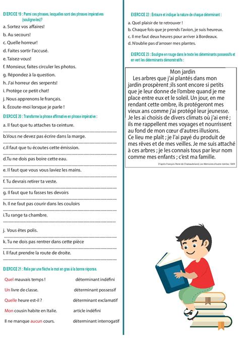 دفتر التمارين في اللغة الفرنسية للمستوى السادس ابتدائيfrançais Mon