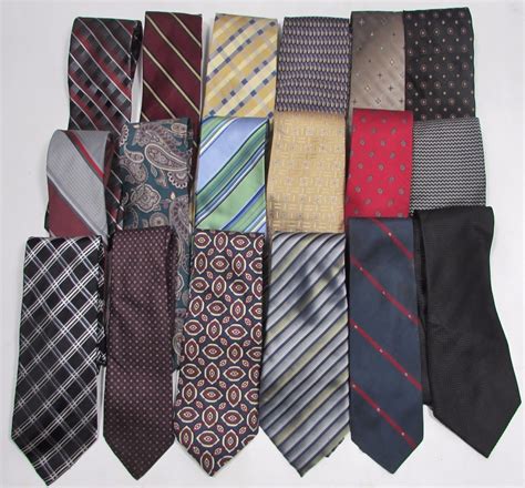 New Mens Lot Of 3 Name Brand Silk And Other Conservative Style Blend