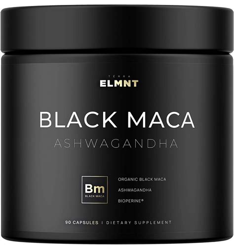 Buy Elmnt 40000mg 40x Strength Black Maca Root With Ashwagandha