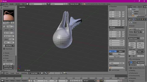 Mesh Collapses Too Much When DynTopo Sculpting Blender Stack Exchange