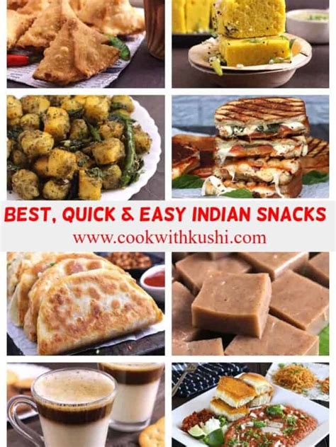 Evening Indian Snacks Recipes - Cook with Kushi