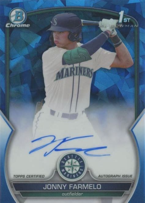 Jonny Farmelo Bowman Draft Sapphire Edition Cda Jf Chrome