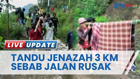 Jalan Rusak Parah Dan Tak Ada Jembatan Warga Paleleng Pinrang Tandu